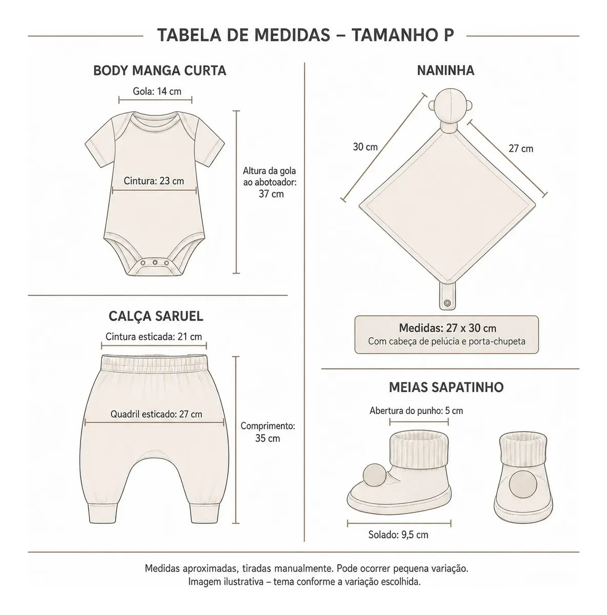 Kit Newborn Gold - Conjunto Boas-Vindas e Memórias